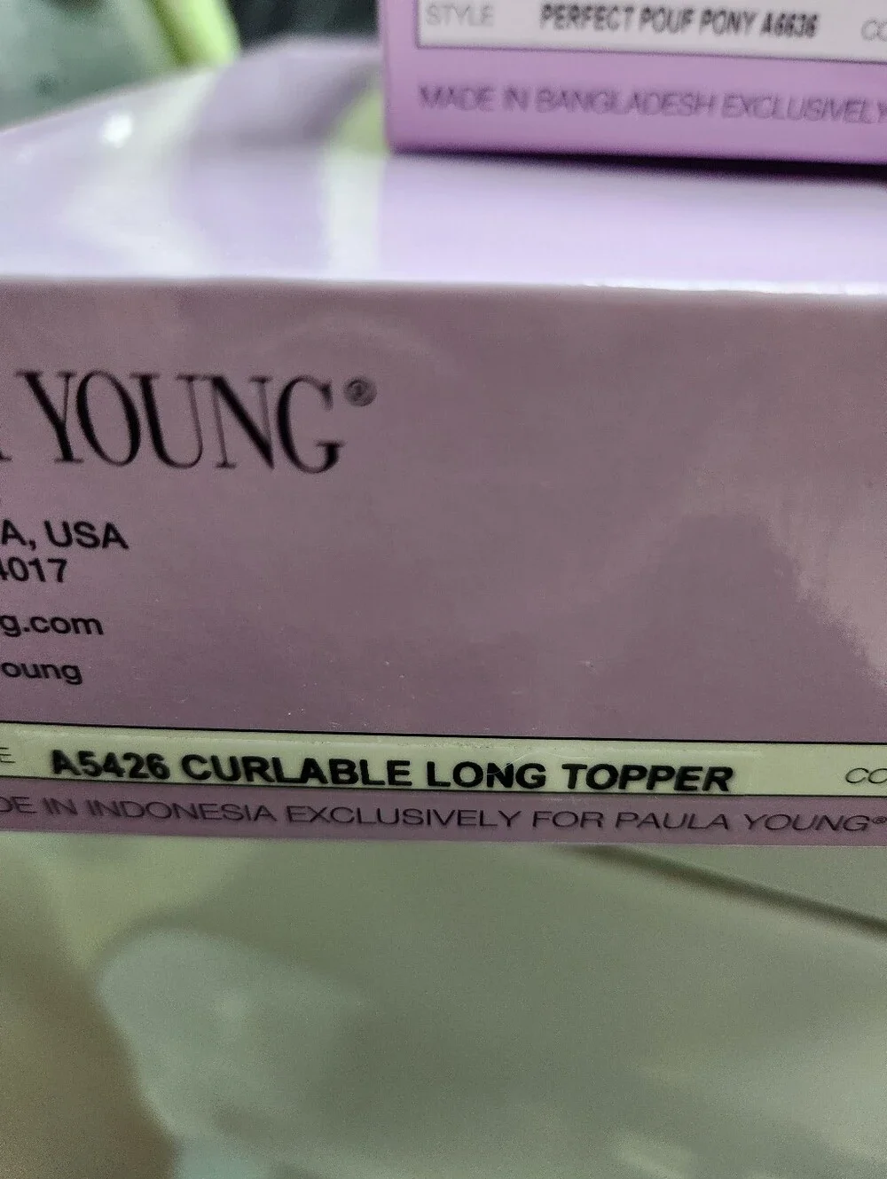 Paula Young Curlable  Long Topper NWT  Color 24 14